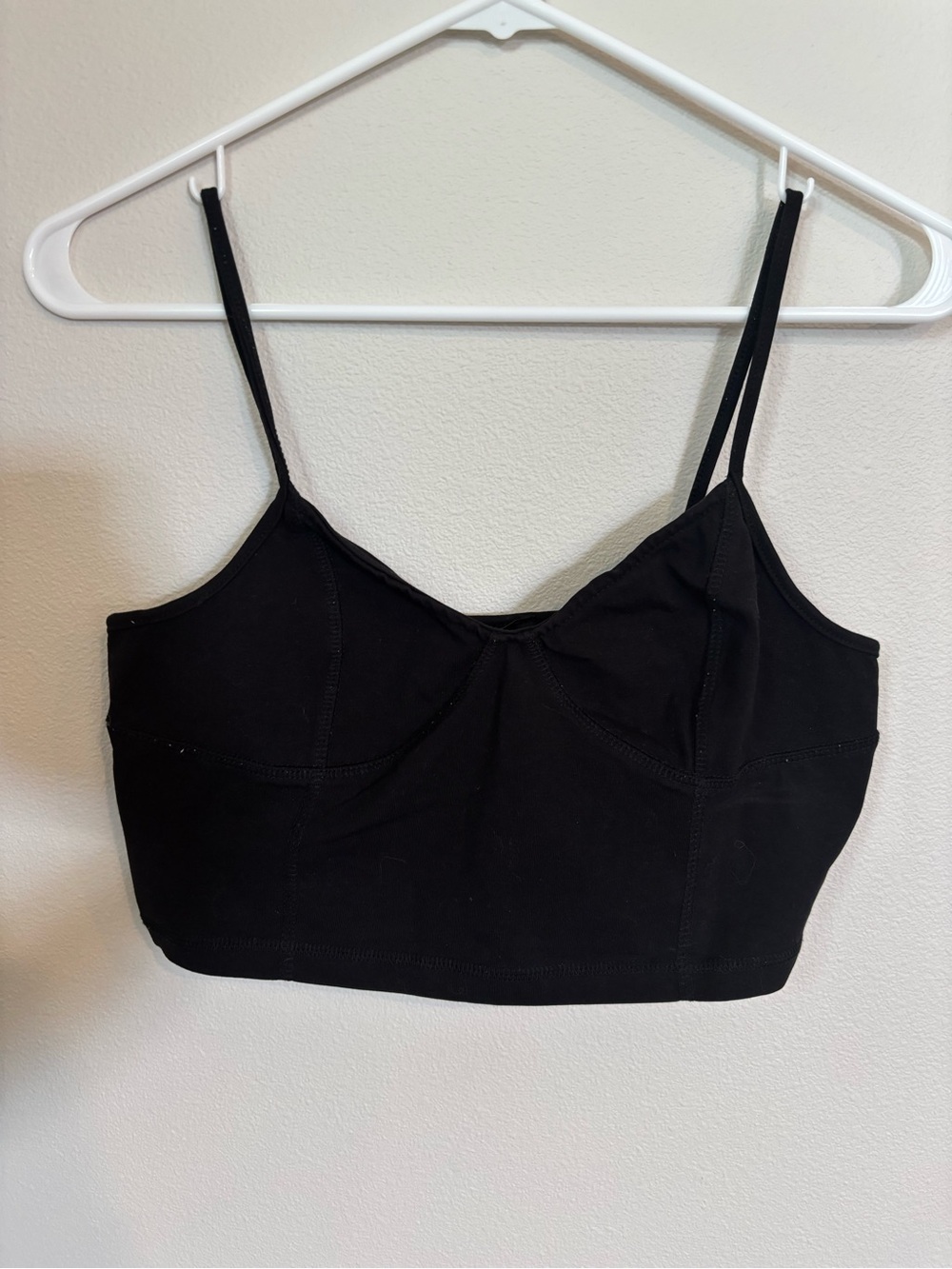 Forever 21 Black Cropped Tank Top